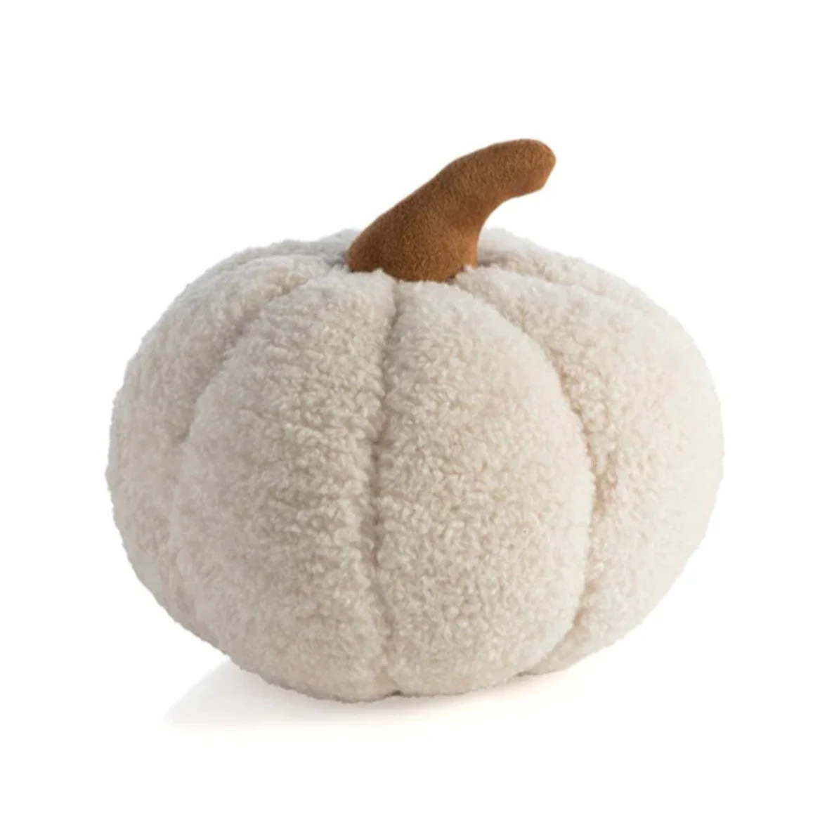 Small Ivory Sherpa Pumpkin Pillow | Waiting On Martha
