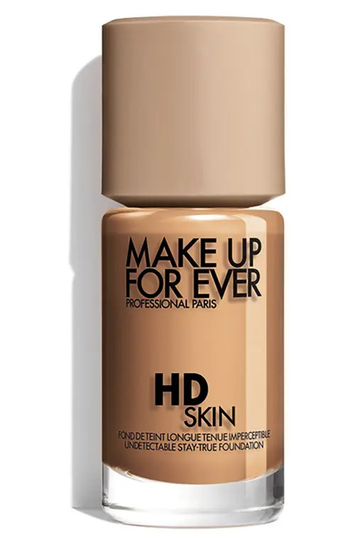 Make Up For Ever HD Skin Waterproof Natural Matte Foundation in 3Y40 at Nordstrom, Size 1.01 Oz | Nordstrom