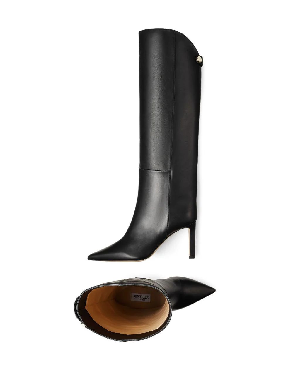 Alizze 85mm leather boots | Farfetch Global