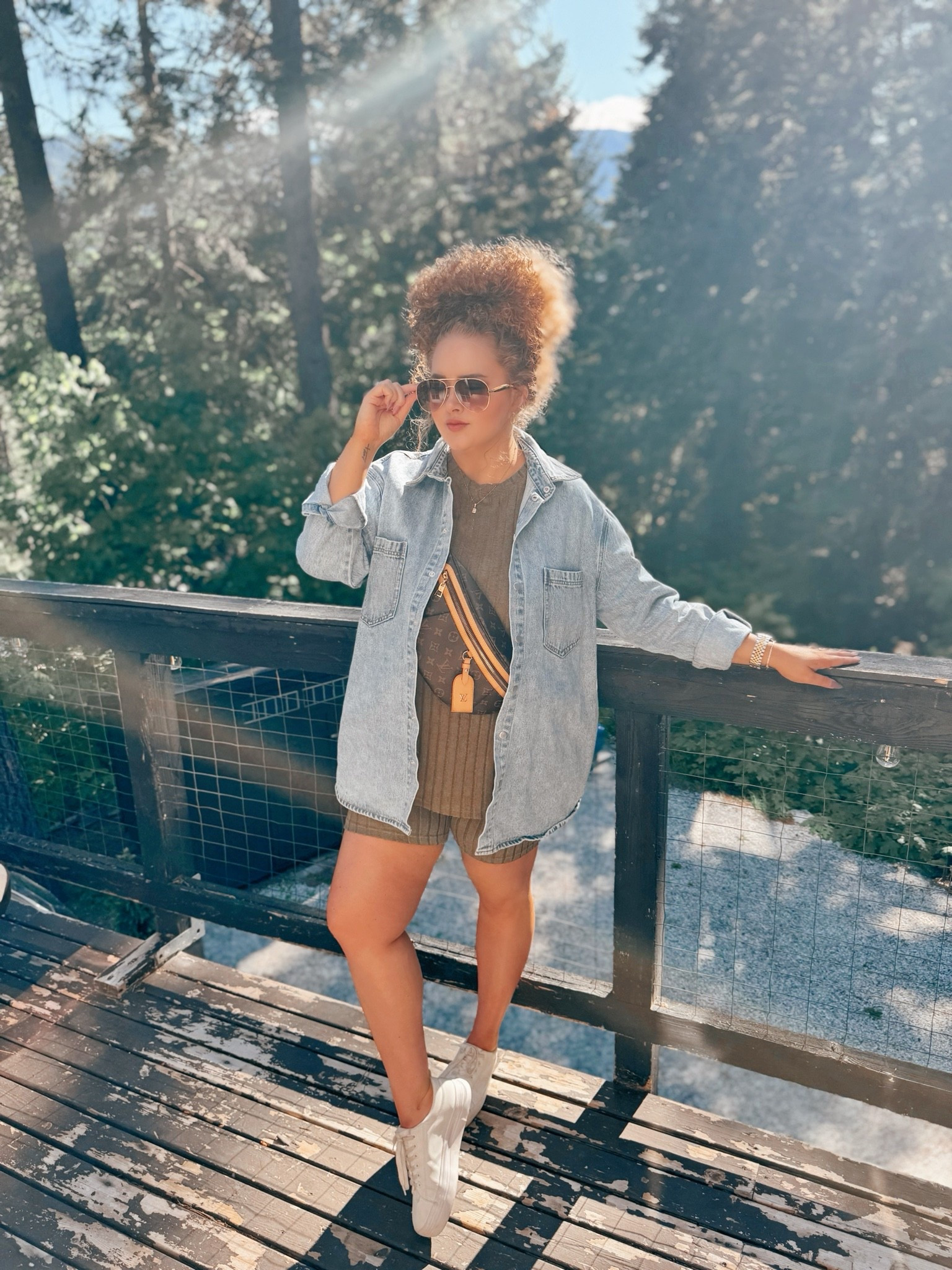 Casual vacay days like this are everything 🌿✨ Easy, comfy, and still put together enough to wander around all day without thinking twice🤍 green two piece set outfit | oversized denim button down | white sneakers outfit | casual vacay outfit | travel outfit inspo | amazon fashion finds | comfy cute outfit | laid back style | neutral casual outfit | boho vacation style | everyday chic outfit | mountain town outfit | relaxed travel look | summer casual outfit | effortless outfit ideas | weekend getaway outfit | athleisure casual style | soft green outfit inspo | simple outfit style | cozy vacation wardrobe 🌿

#LTKootd #LTKTravel #LTKMidsize