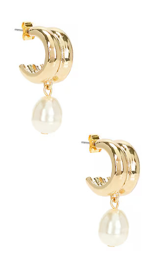 Wade Earrings in Ivory | Revolve Clothing (Global)