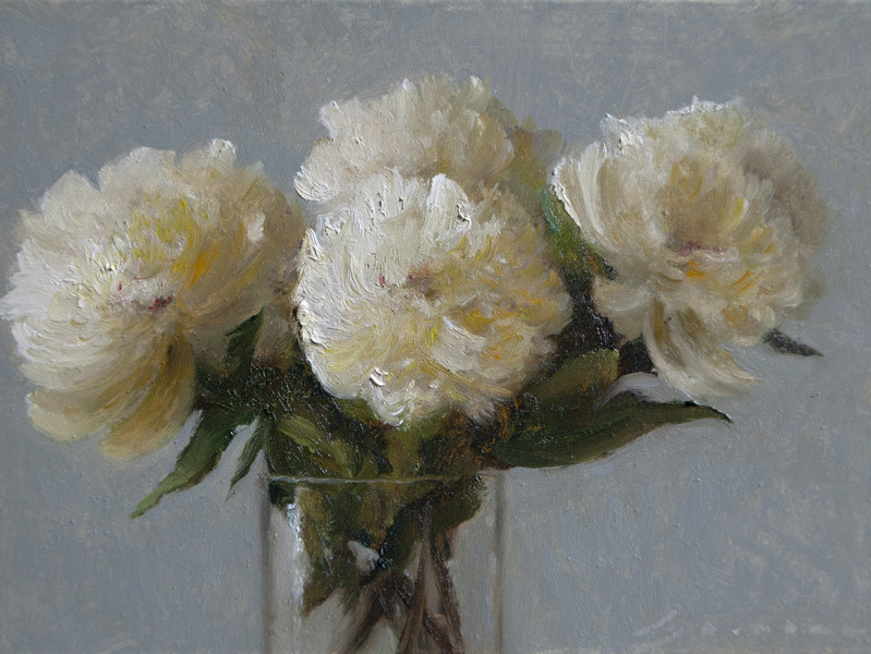 Bouquet of White Peonies | Artfully Walls