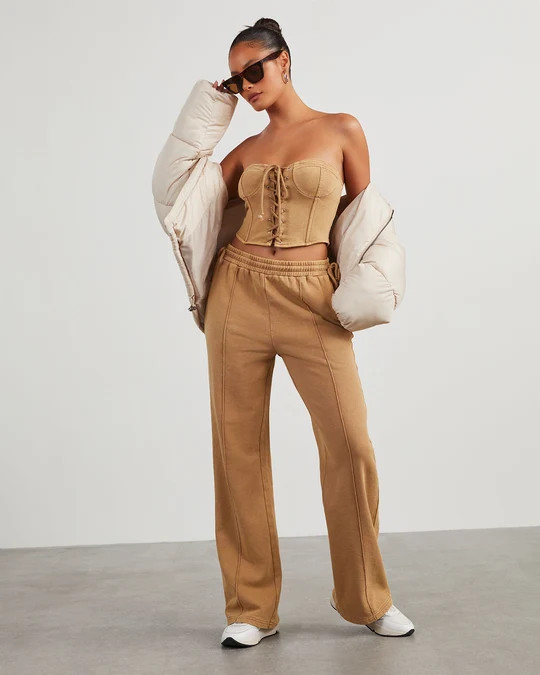 Natalia Fleece Drawstring Sweatpants | VICI