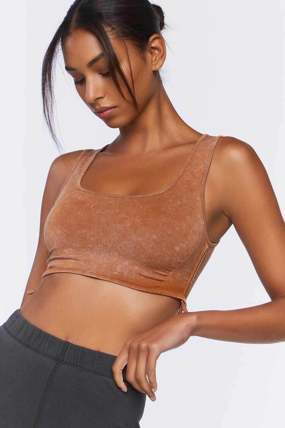Active Seamless Ribbed Crop Top | Forever 21 (US)