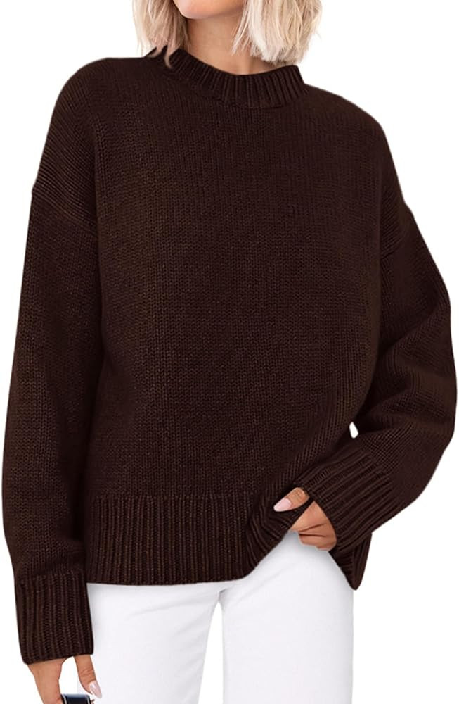 PRETTYGARDEN Womens Sweaters Fall 2025 Trendy Casual Crewneck Long Sleeve Cozy Knit Pullover Swea... | Amazon (US)