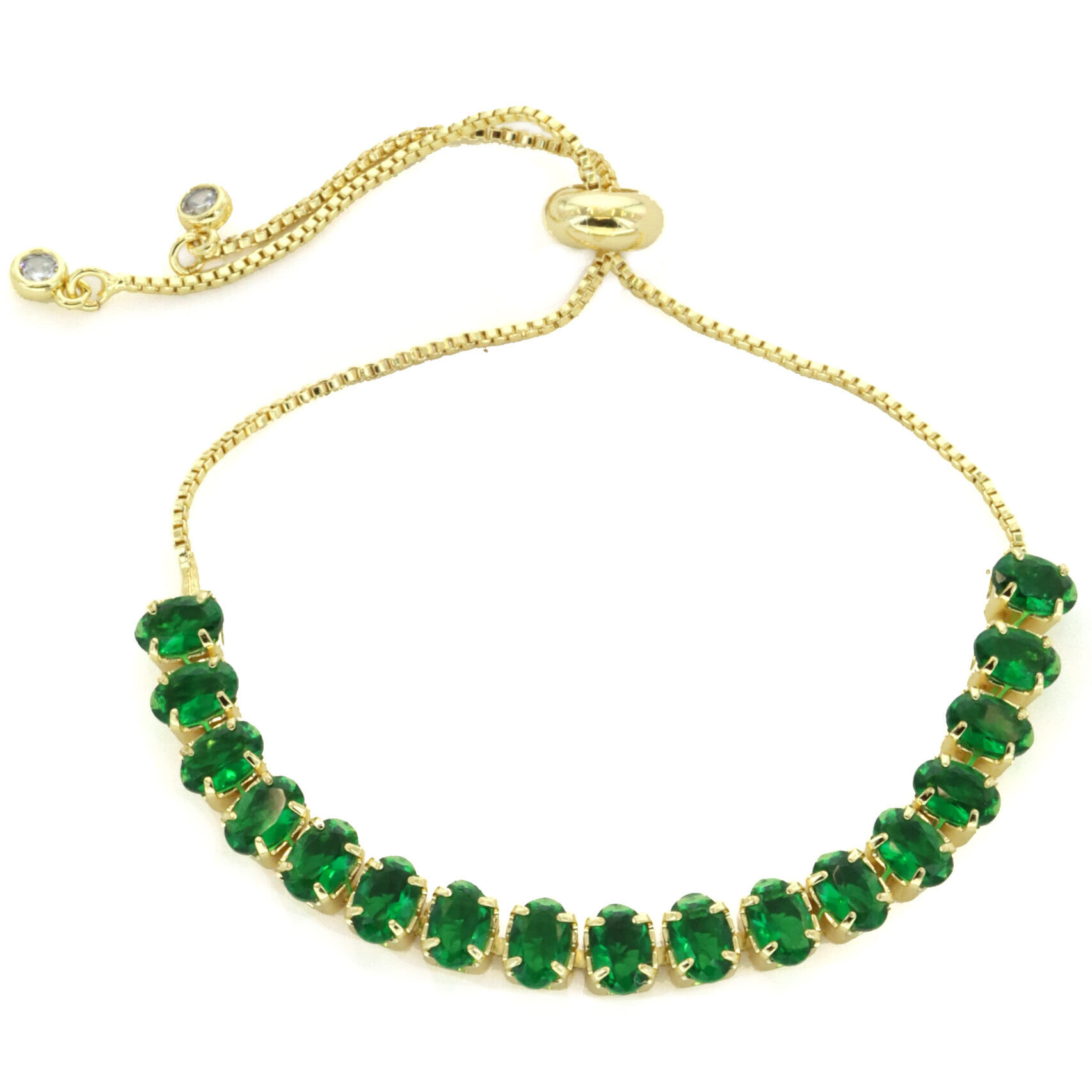 Emerald Slide Bracelet  | Panacea