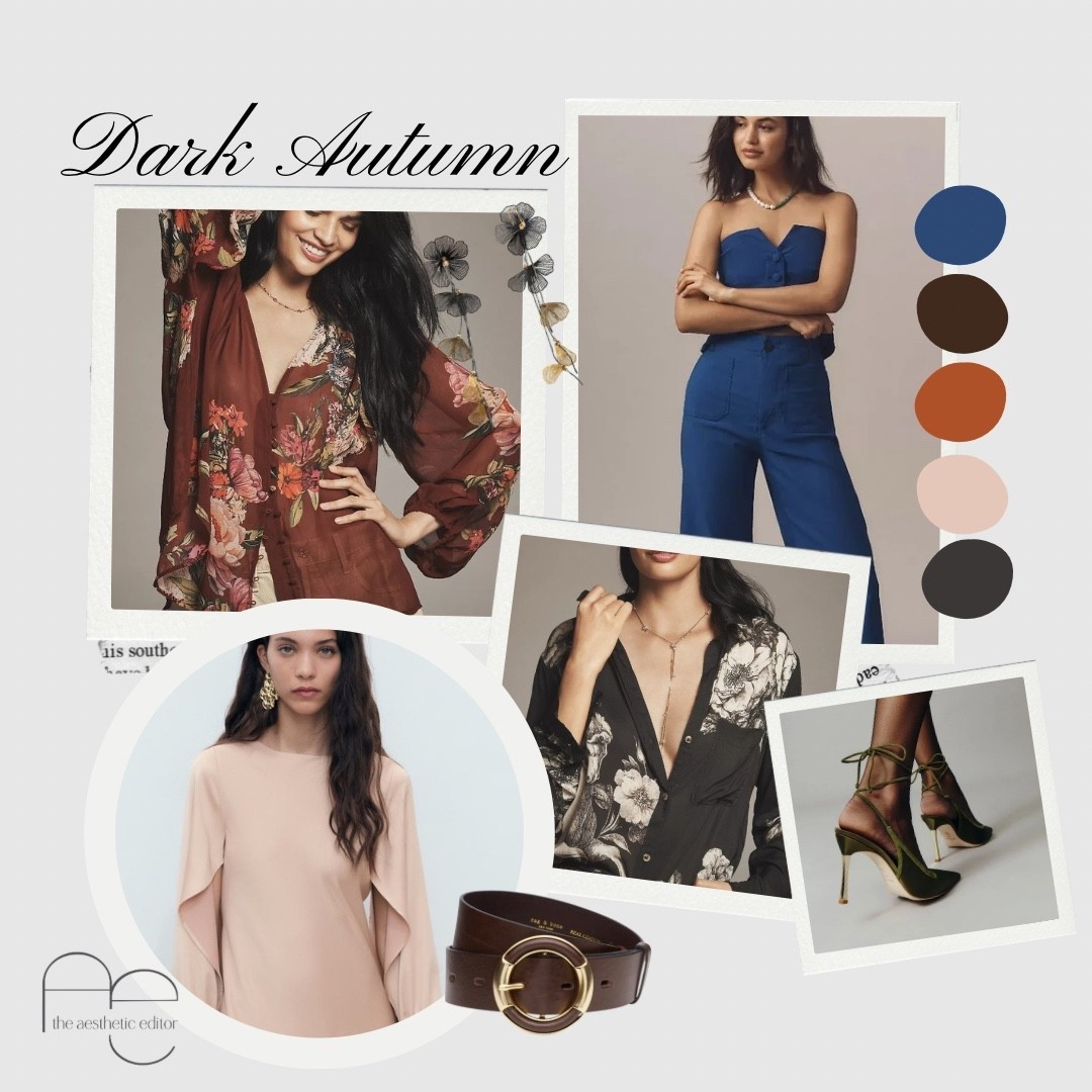 Deep Autumn is intense, warm, and dramatic. You wear rich, dark colors like espresso, brick red, and forest green with ease. Stay away from pale or icy shades—they fade next to your depth. This guide is full of bold, smoldering tones to enhance your richness.

#LTKSaleAlert #LTKStyleTip #LTKOver40