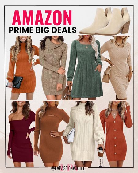 Unleash the sweater weather goddess in you! 🍂 Elevate your fashion game with these irresistable sweater dresses, now available on Amazon Prime Big Deals! #bigdeals2023

#LTKfindsunder50 #LTKsalealert #LTKxPrime