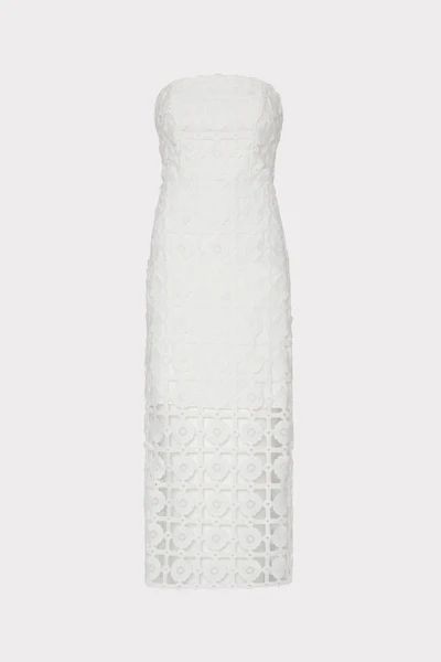 Kait Tile Lace Dress | MILLY