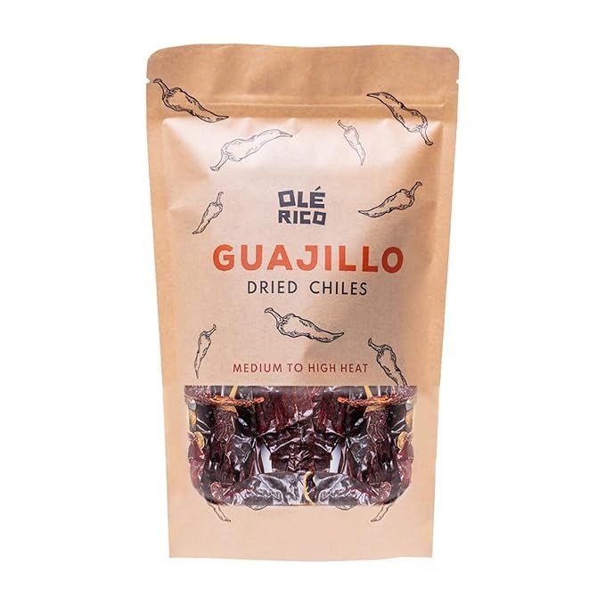 OLÉ RICO - Dried Guajillo Chiles Peppers 4 oz - Natural and Premium. Great For Mexican Recipes L... | Amazon (US)