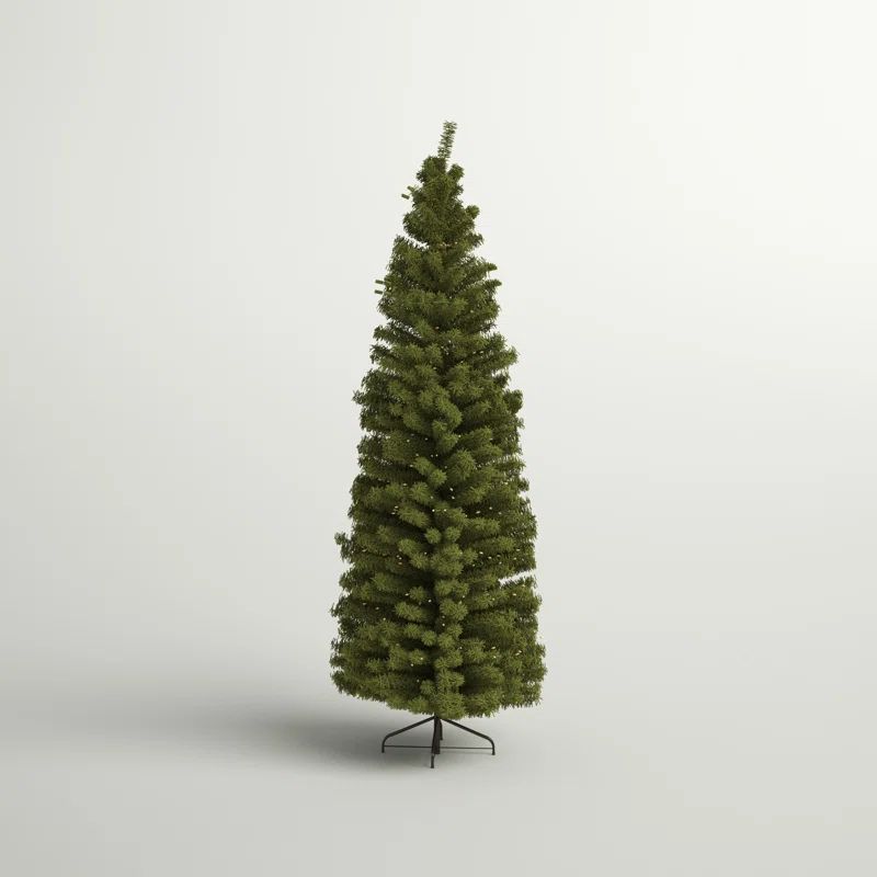 Downswept Douglas Lighted Artificial Fir Christmas Tree | Wayfair North America