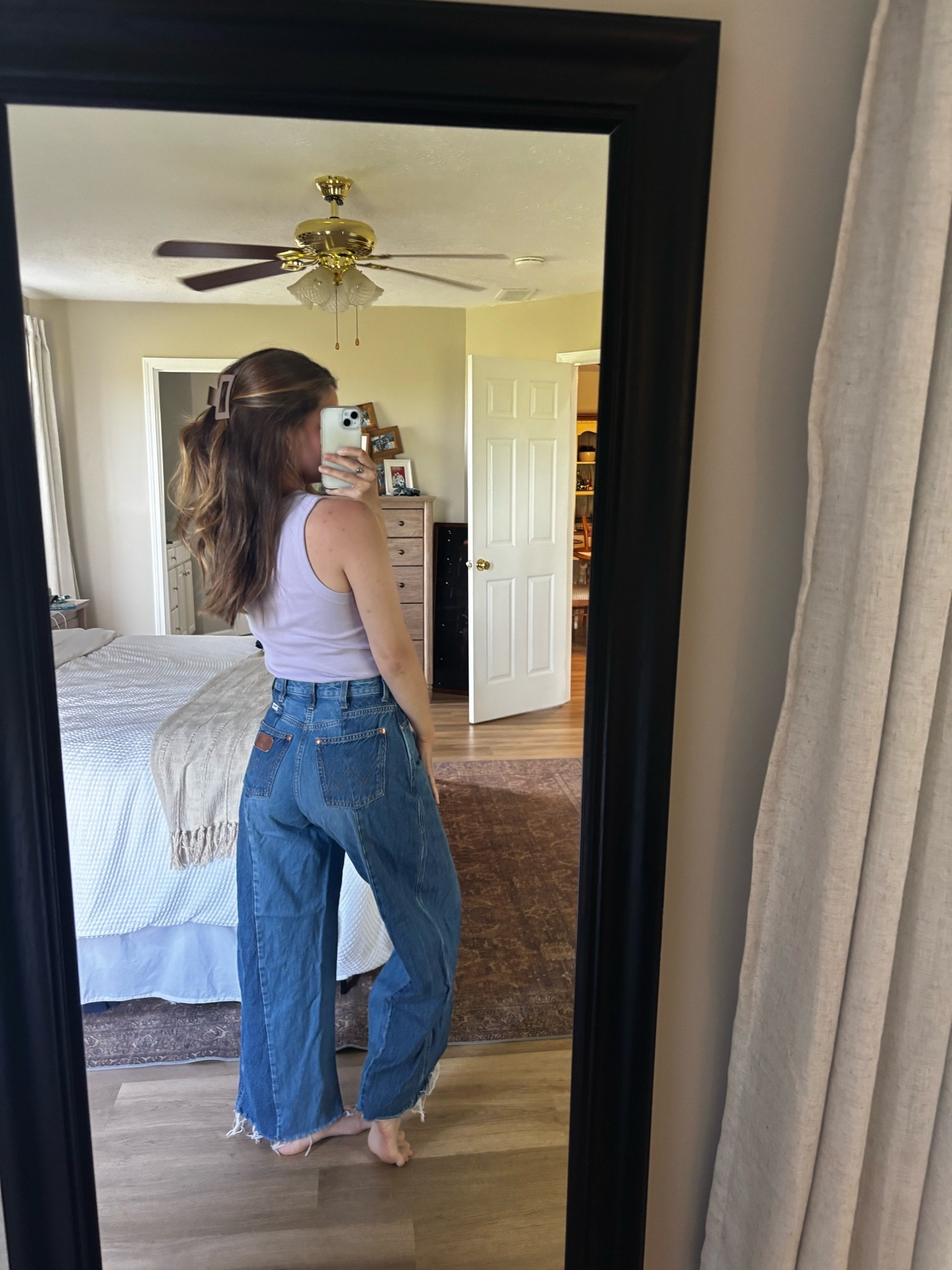 My all time favorite barrel jeans! Size 25! So figure flattering  and not overly barrel!

#LTKgrwm #LTKootd #LTKmomlife