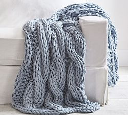 Colossal Handknit Throw | Pottery Barn (US)