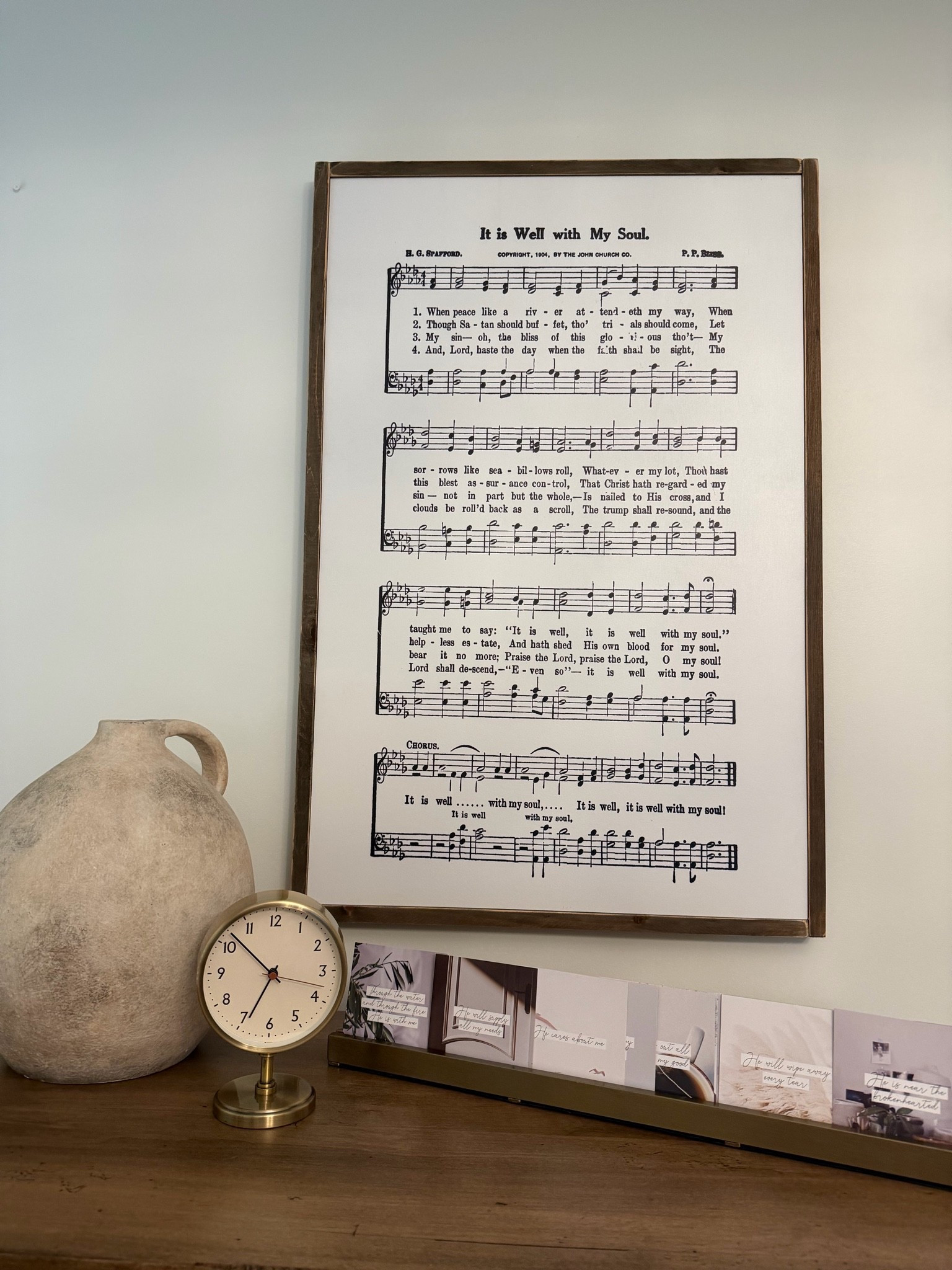 “It is well with my Soul “ hymnal print

#LTKOver40 #LTKHome #LTKdayinmylife