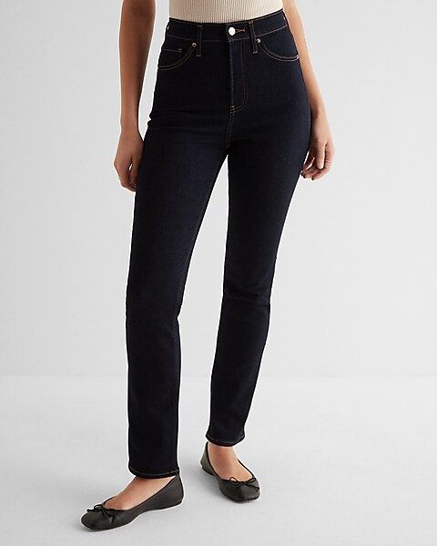 Super High Waisted Rinse 90s Slim Jeans | Express