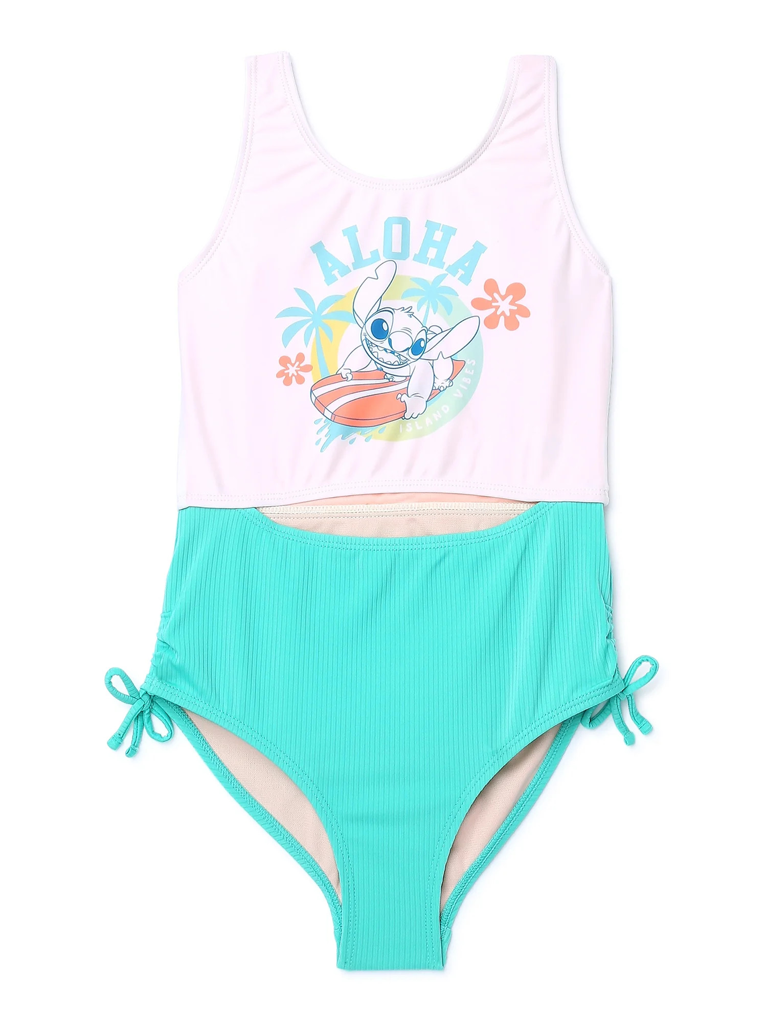Stitch Swimsuit, One Piece, Sizes 4/5 - 10/12 | Walmart (US)
