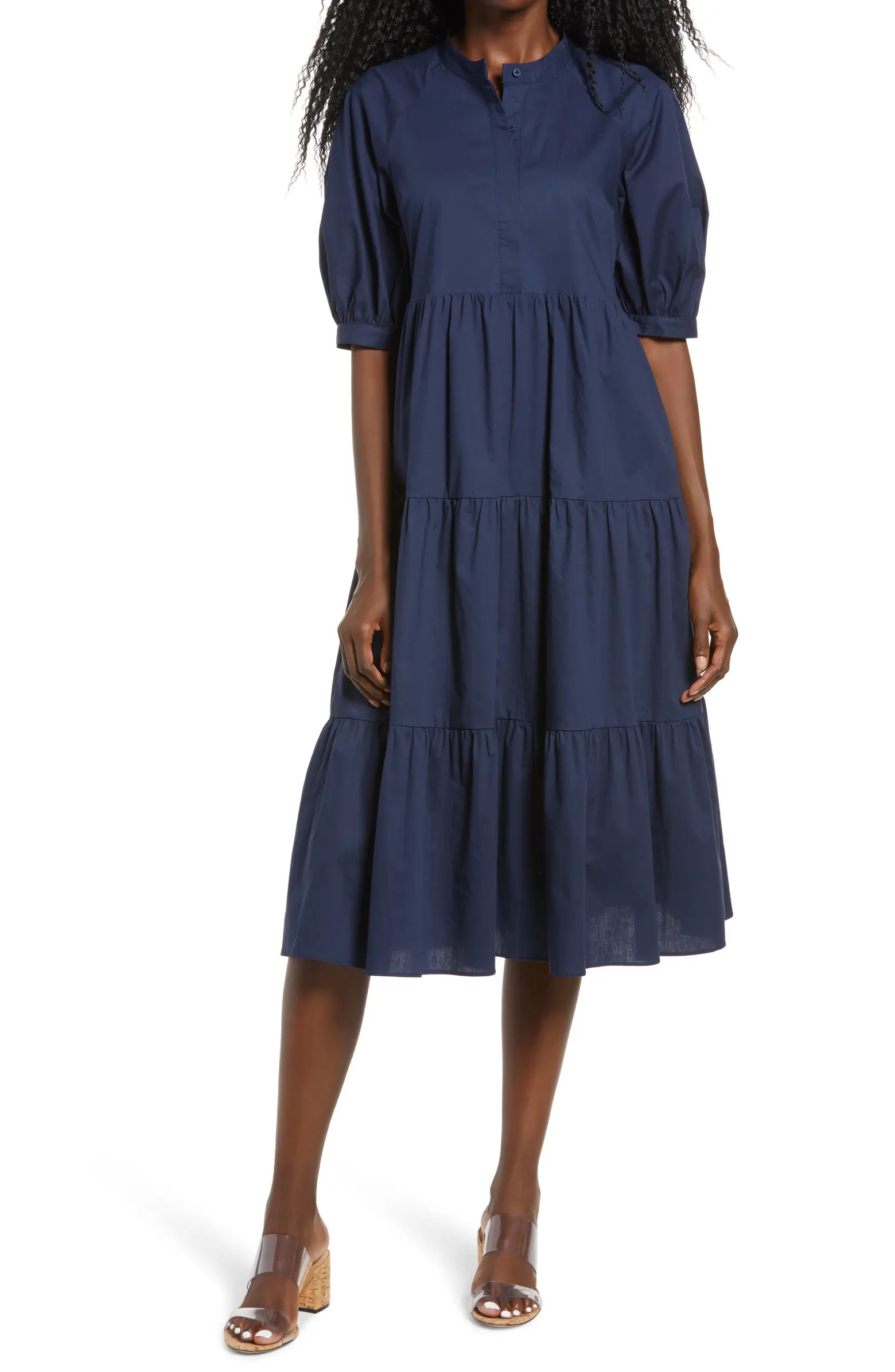 English Factory Puff Sleeve Dress | Nordstrom | Nordstrom