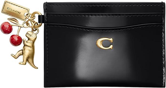 Spazzolato Leather Essential Card Case with Charm | Amazon (US)