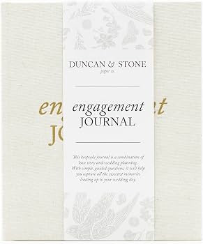 Engagement Journal for Couple - Wedding Journal For Bride To Be w/Prompts, Photos & More - Unique... | Amazon (US)