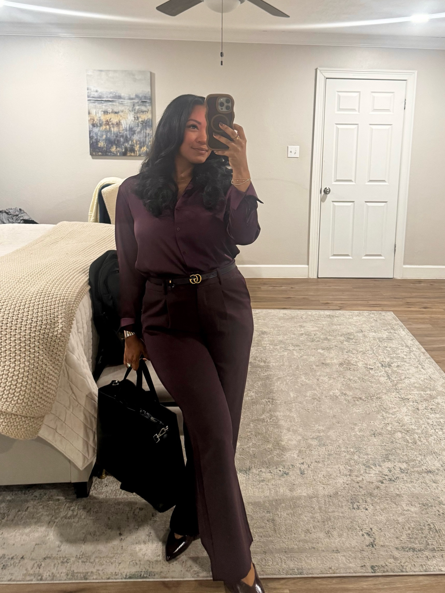 Wine fine for the fall! Monochromatic outfits are so cute and easy  

#LTKStyleTip #LTKFindsUnder100 #LTKWorkwear