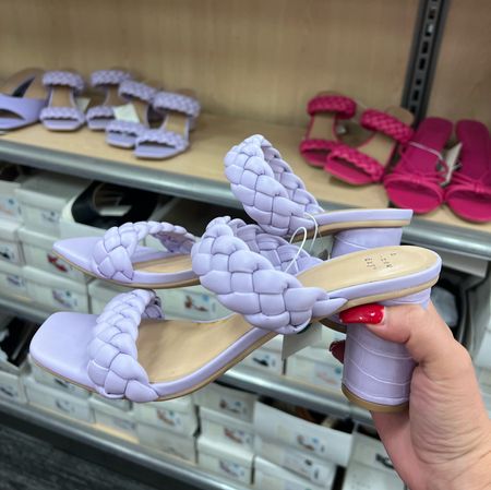 Loveeeee these lilac braided heels!!! I have them in nude and they are SO comfortable!!! And they come in tons of other colors! And they’re under $35!!! #shoes #heels #sandals 

#LTKunder50 #LTKshoecrush #LTKstyletip