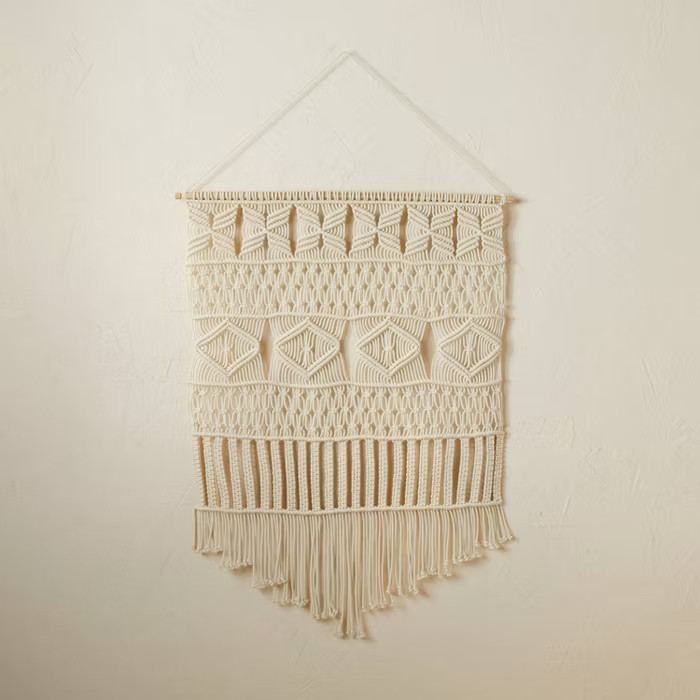 25" x 35" Macrame Wall Hanging Natural - Opalhouse™ designed with Jungalow™ | Target
