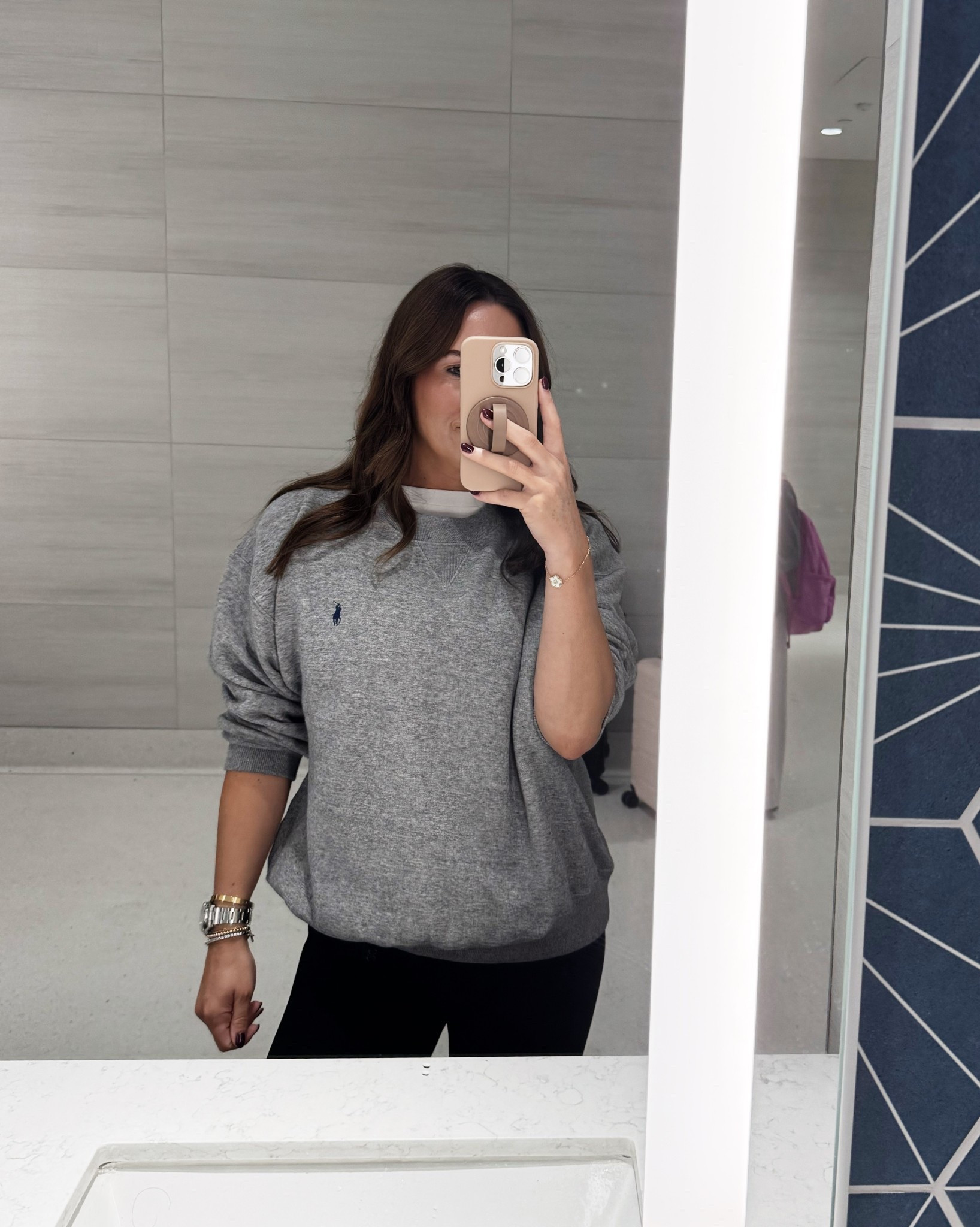 Obsessed with this sweatshirt! Sized up 2 sizes  

#LTKmomlife #LTKGiftGuide #LTKTravel