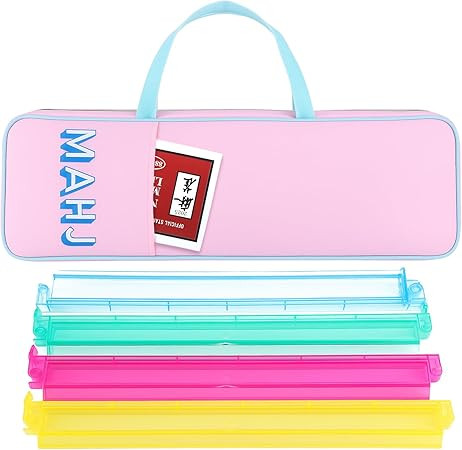 Aliceset Mahjong Rack Storage Bag 21 x 6.5 x 2 Inches Mahjong Gifts for Women Mah Jong Tile Bags ... | Amazon (US)