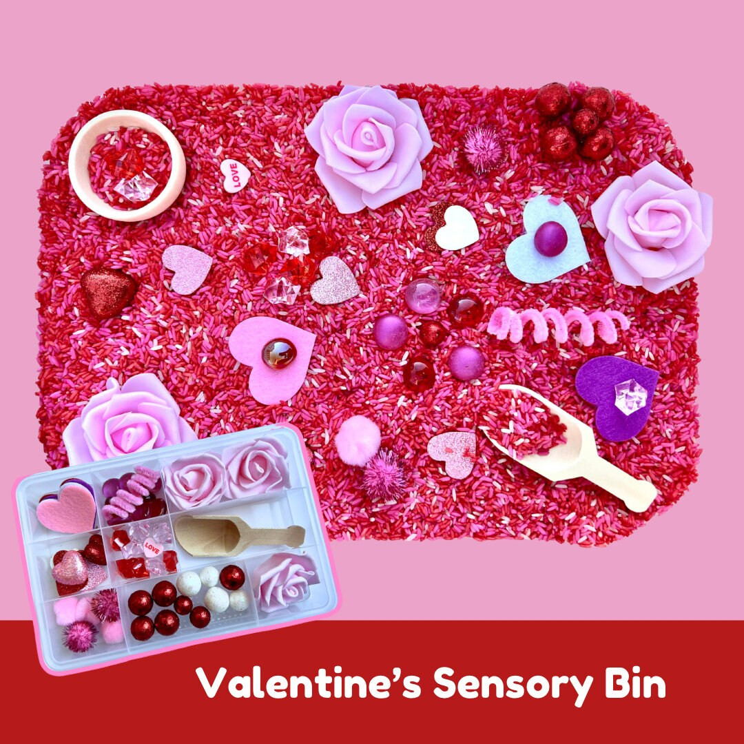 Valentines Sensory Play Kit - Etsy | Etsy (US)