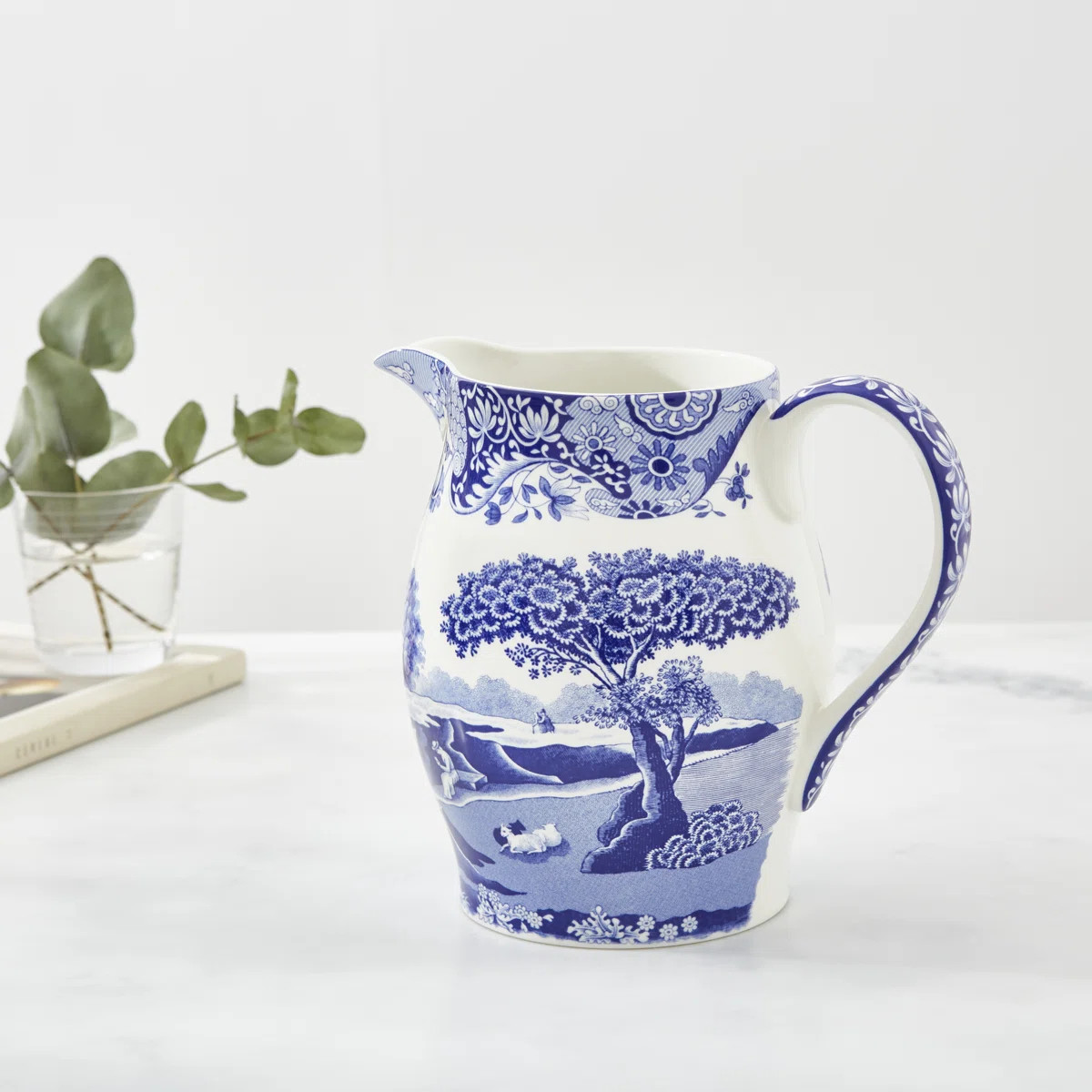 Spode Blue Italian Pitcher 3.5 Pt | Wayfair North America