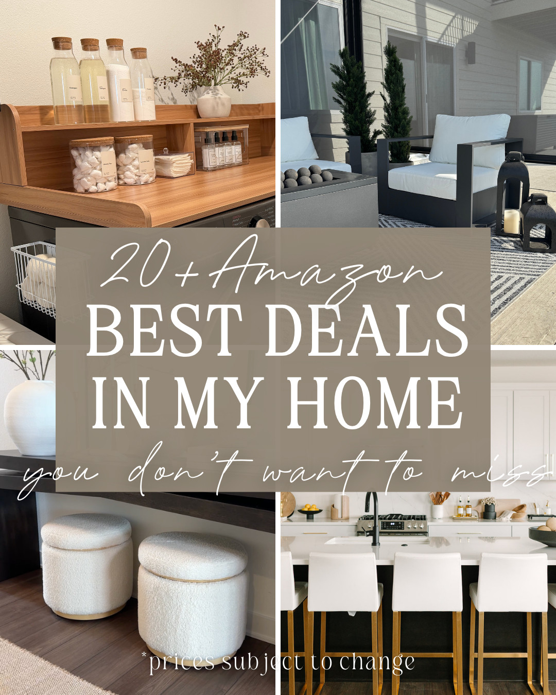 Amazon best deals in my home you don’t want to miss 🤍 So many good finds all in one place, from everyday essentials to those pieces that instantly elevate your space. 

 #LTKHome #LTKSaleAlert