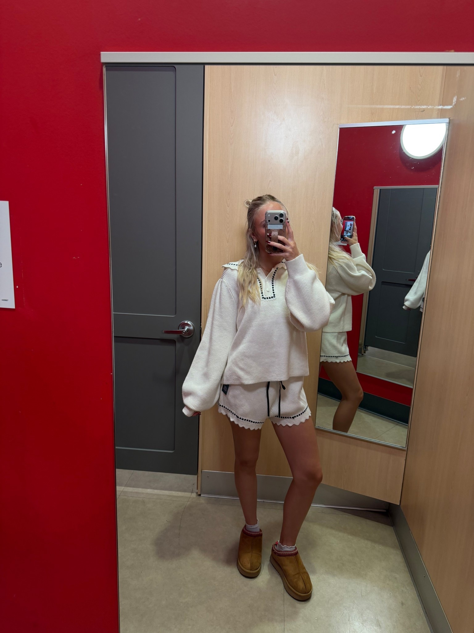 Target set! Wearing size medium top and small bottoms ✨🤍