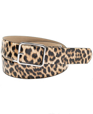 Animal Print Panel Belt, Regular and Plus SizeAnimal Print Panel Belt | Macy's