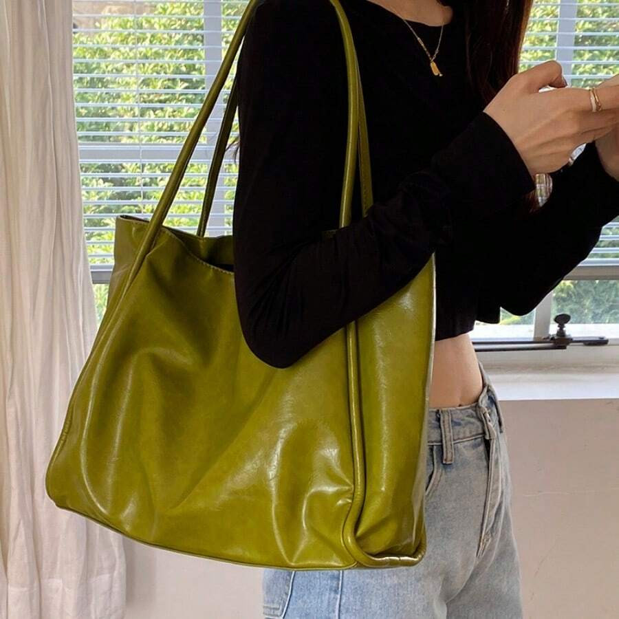 1pc Large Capacity Commuting Shoulder Diaper Bag Casual Tote Bag For Women | SHEIN