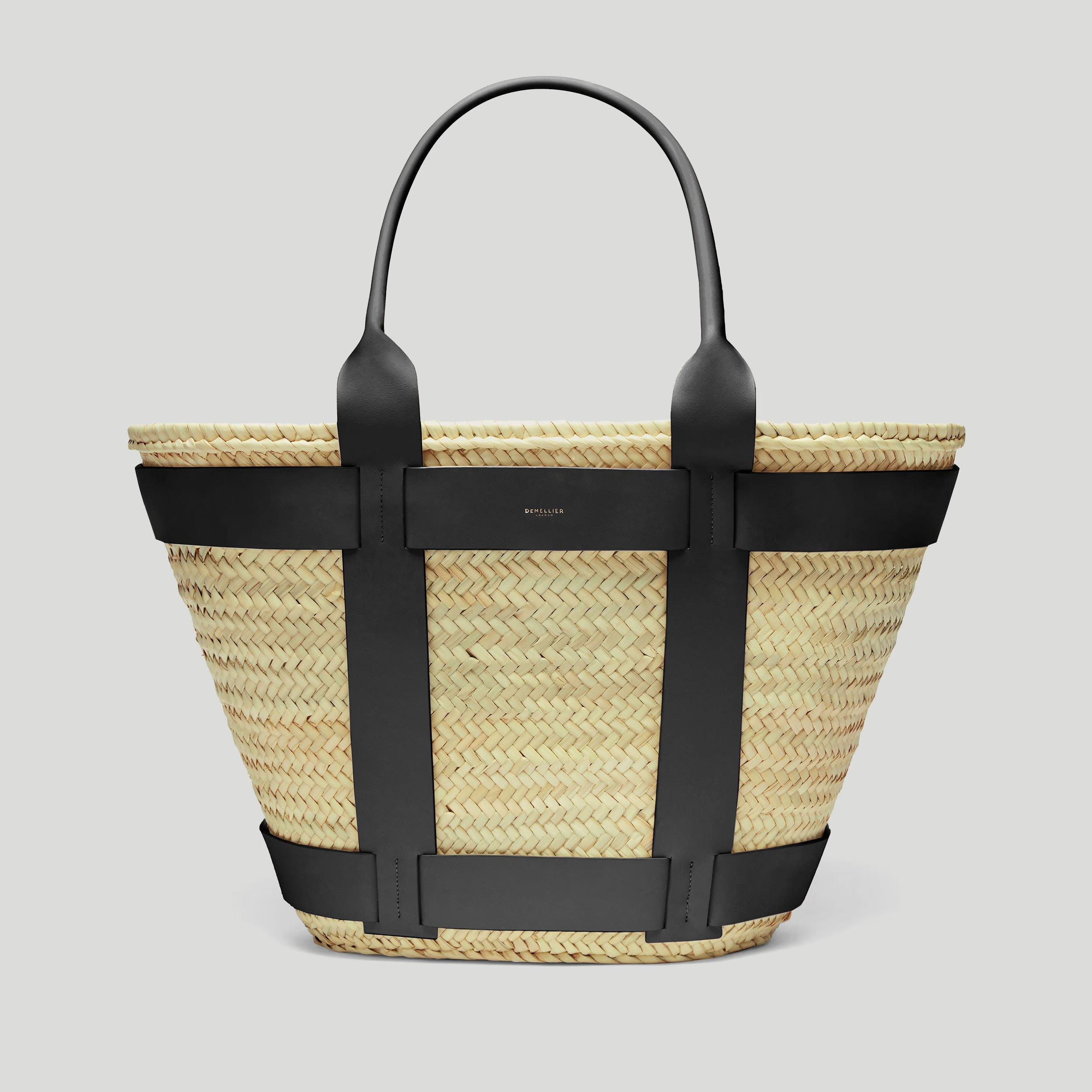 The Maxi Santorini | Natural Basket Natural Smooth | DeMellier | DeMellier