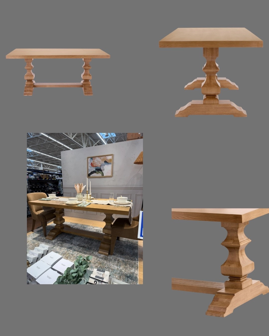 I saw This Table from My Texas House On The Walmart website and loved it but when I saw it on display at Walmart I fell in love. It is so much more beautiful in person and the price is great

#LTKU #LTKHome #LTKSaleAlert