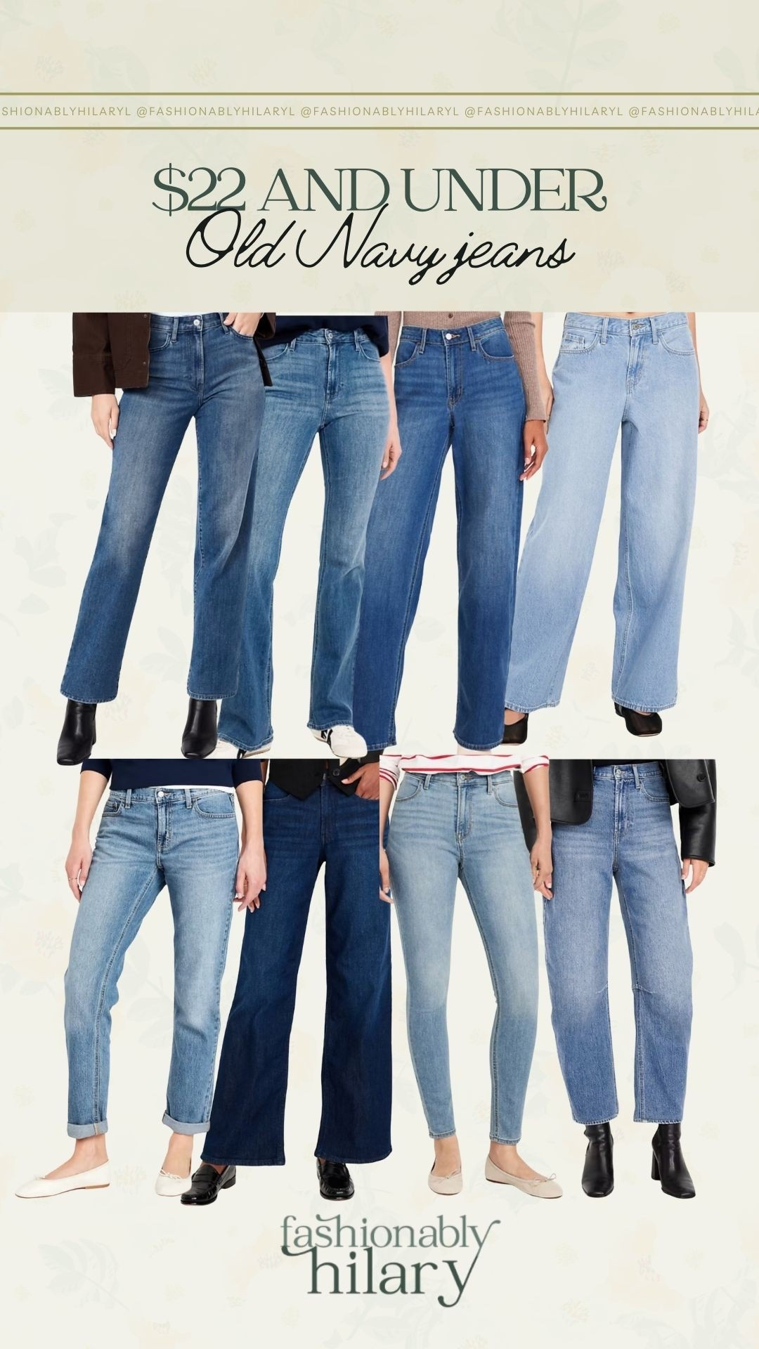 Calling all my jeans loving girlies! Old Navy has a huge sale on their already affordable jeans line and these are all $22 or under (most are $19). I have had my eye on the barrel leg version and at this price, it’s the perfect time to get them! 
Jeans sale, affordable jeans 

#LTKSaleAlert #LTKFindsUnder50 #LTKMidsize