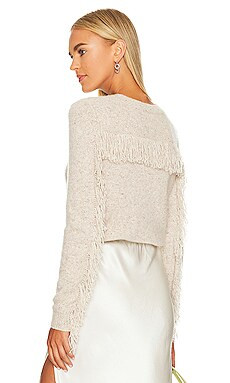 Autumn Cashmere Fringed Sweater in Mojave from Revolve.com | Revolve Clothing (Global)