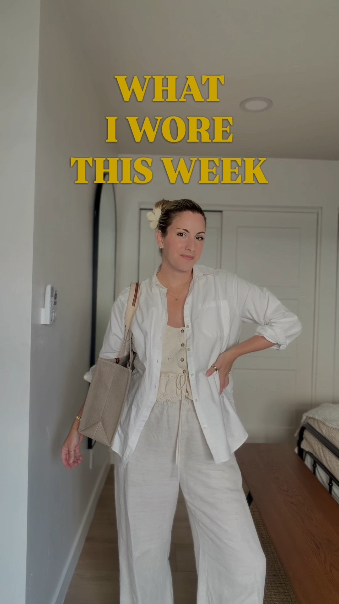 what i wore this week 🤎 a little bit of workwear, a little off-duty, and lots of easy elevated basics.

wearing some of my most-reached-for pieces from Sézane, Ruti, Aritzia + more — basically a week of outfits for when you want to look put together without trying too hard ✨

linked everything I could from each look below!

#LTKootd #LTKdayinmylife #LTKWorkwear