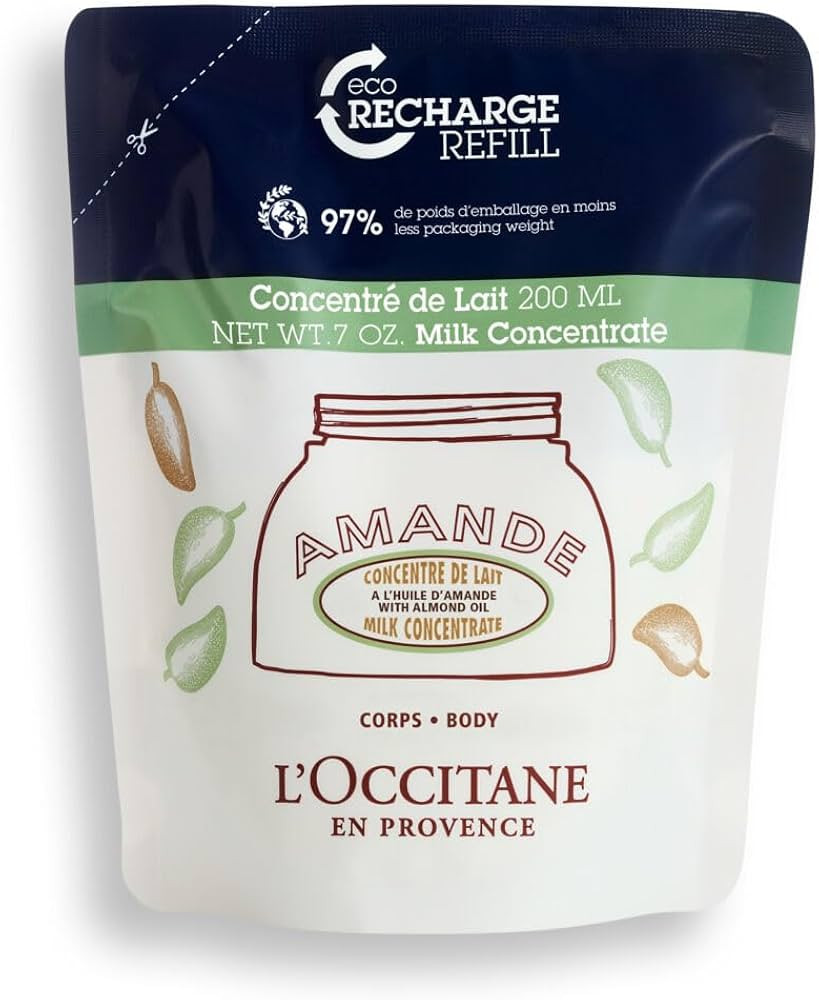 L'OCCITANE Almond Milk Concentrate: 48 Hour Hydration*, Visibly Firm & Soften Skin, Delicious Sce... | Amazon (US)