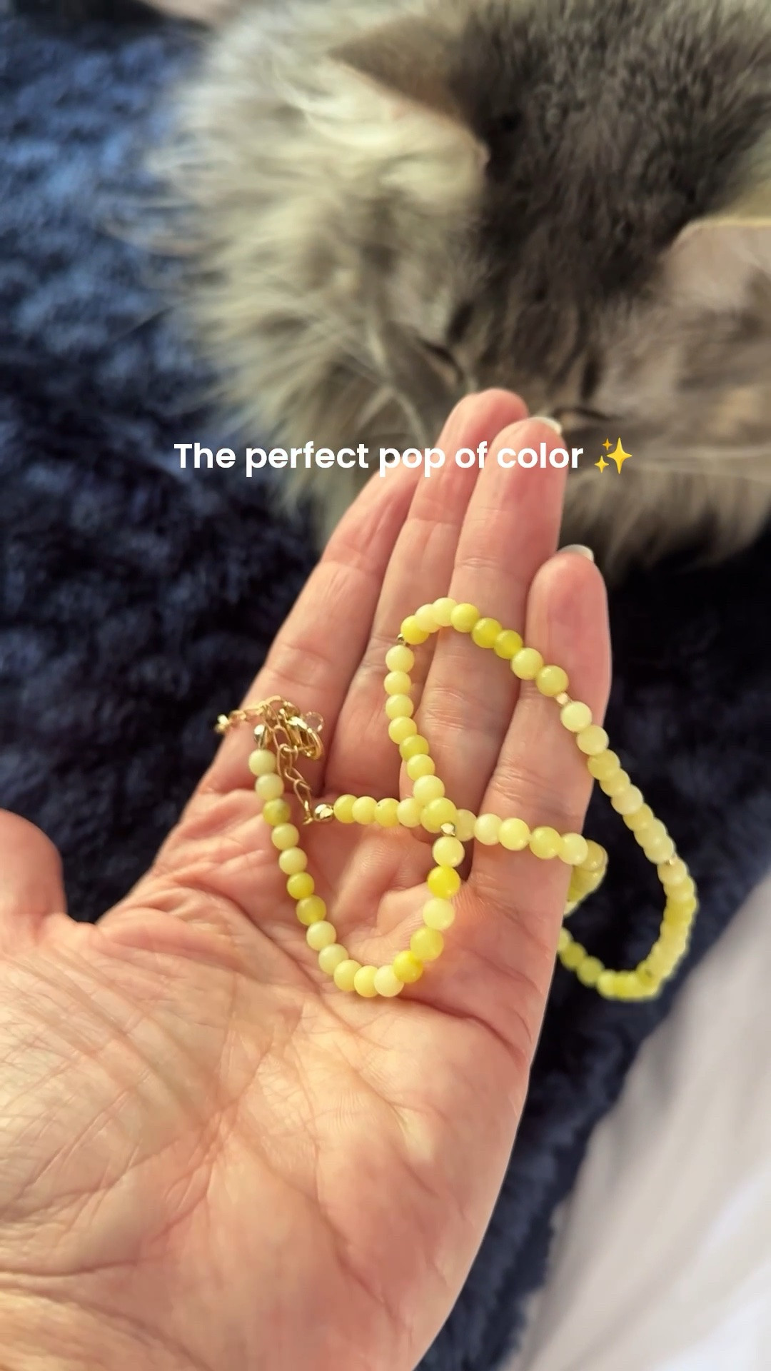 Give your look a pop of color ✨ This beaded necklace from Evereve has gold accents and an extender so you can customize the length. Comes in 4 colors - I’m showing the yellow (it’s more of a lime green in person 💚).

#LTKootd #LTKgrwm #LTKOver40