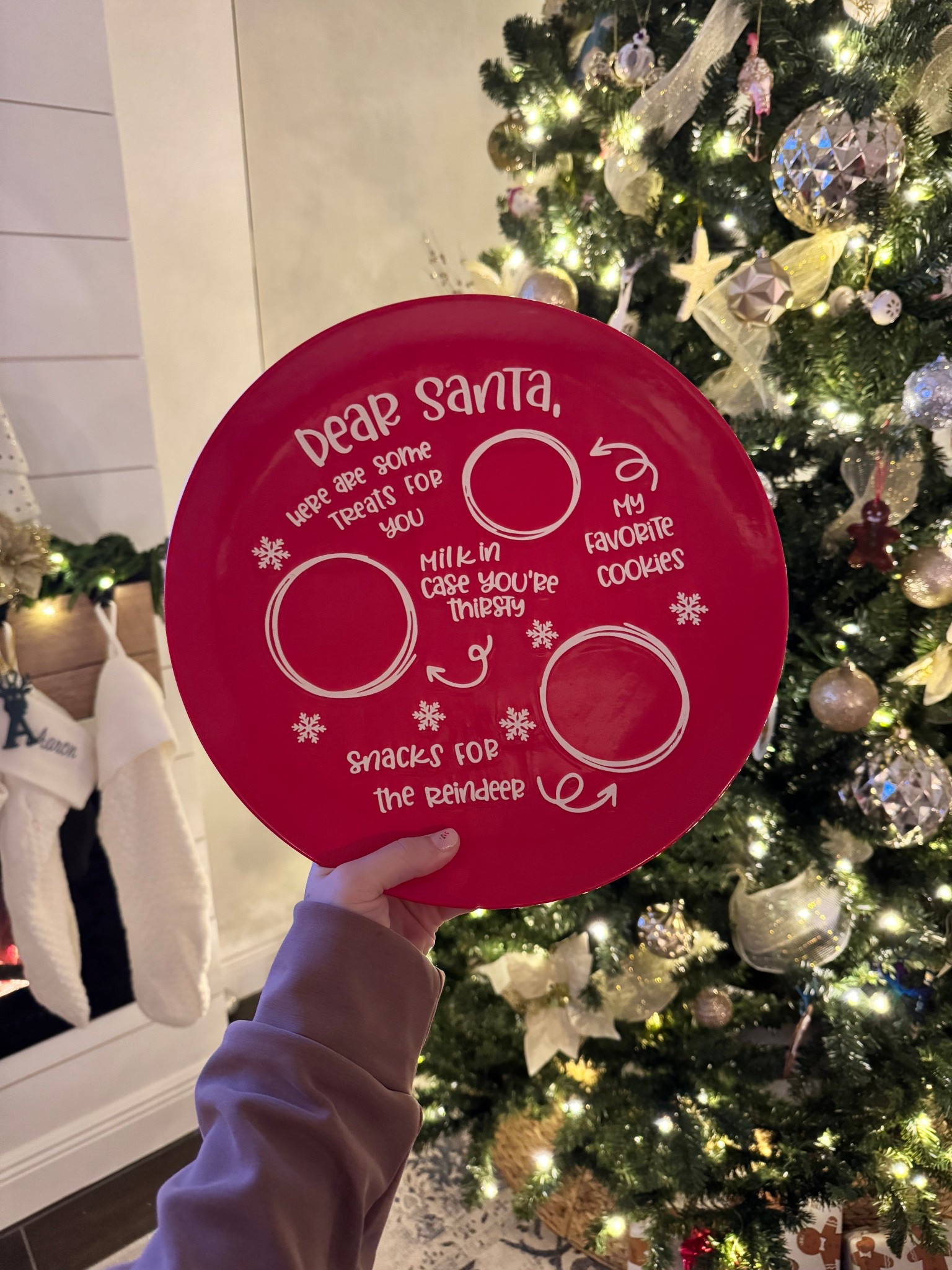 Santa and cookie plate!!! Mine is old and was a gift but linked others that would arrive in time if ordered now! 

#LTKGiftGuide #LTKHoliday #LTKSeasonal