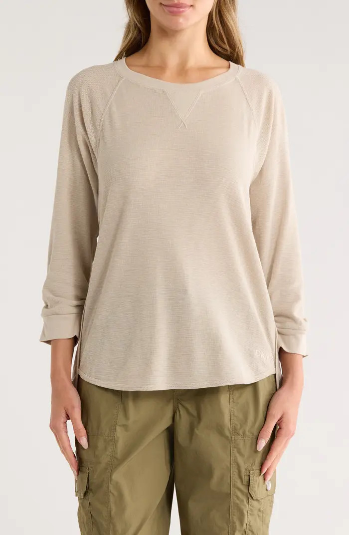 DKNY Slub Waffle High-Low T-Shirt | Nordstromrack | Nordstrom Rack