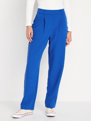 Extra High-Waisted Taylor Trouser Straight Pants | Old Navy (US)