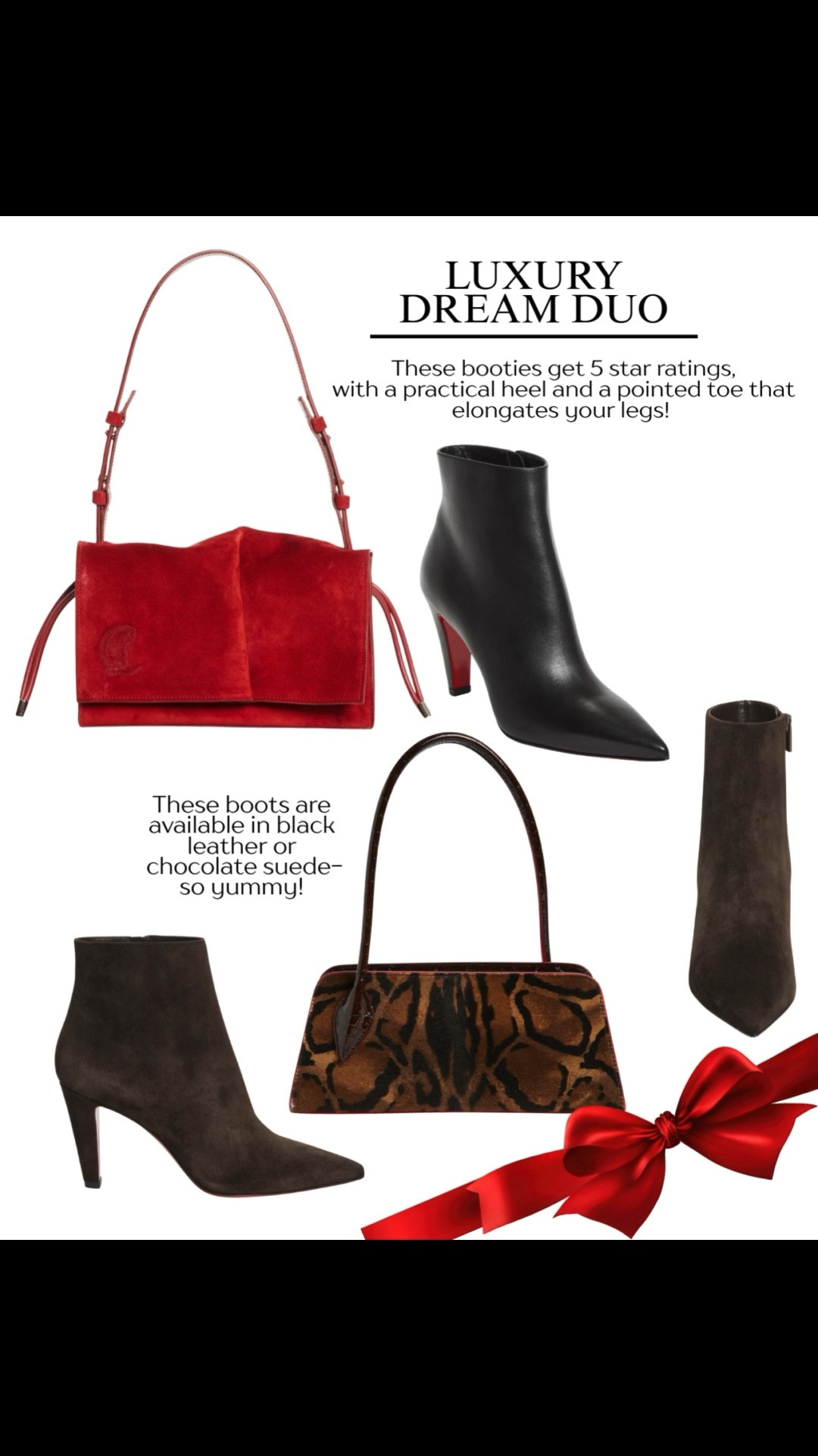 Fav bags and boots to give or receive! 
Luxuryfinds 


#LTKTravel #LTKWorkwear #LTKGiftGuide