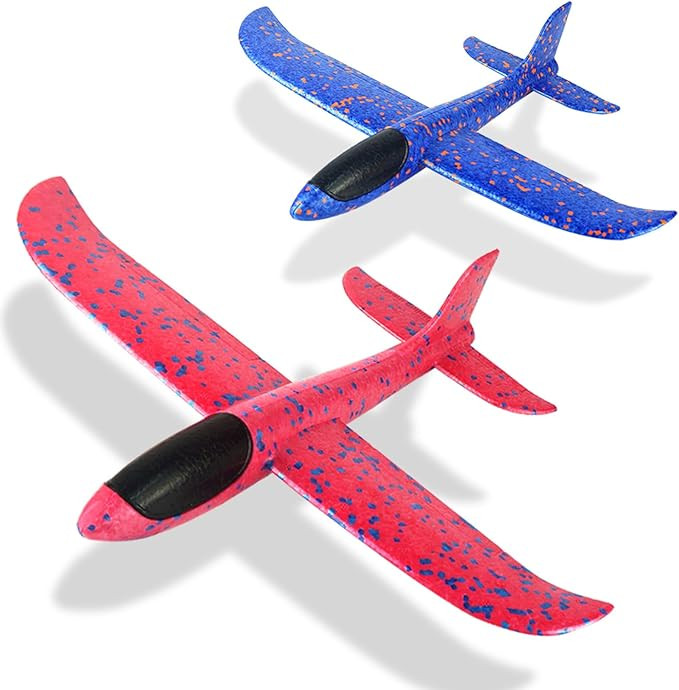 Foam Glider Airplane Toy Airplane Hand Throwing Plane 13.5 Inch Flying Plane Model Outdoor Sports... | Amazon (US)
