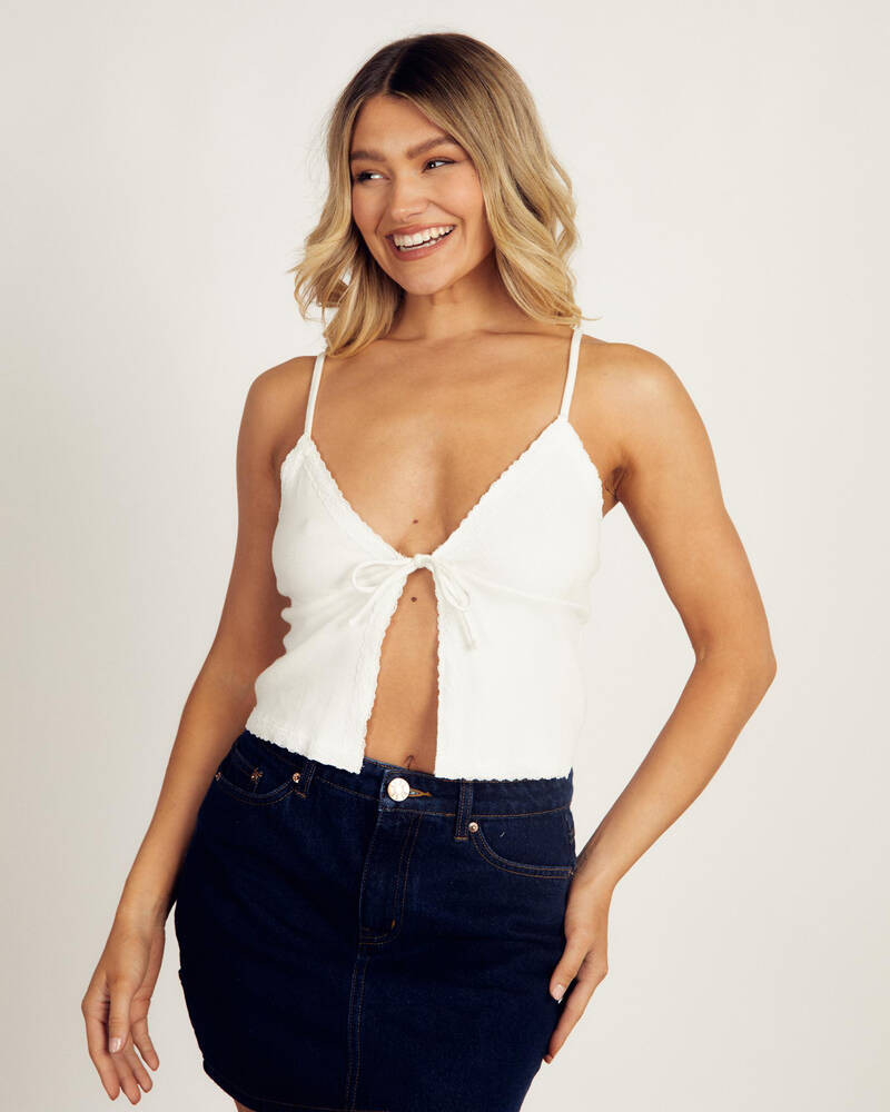 Theresa Tie Up Cami Top | City Beach