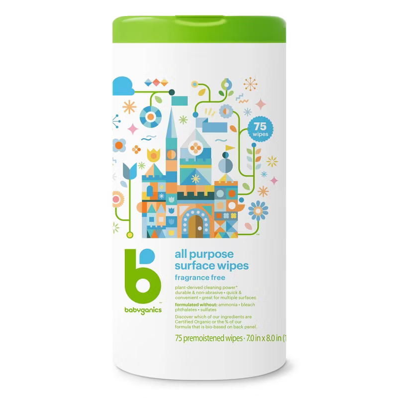 Babyganics All Purpose Surface Wipes - 75ct | Target