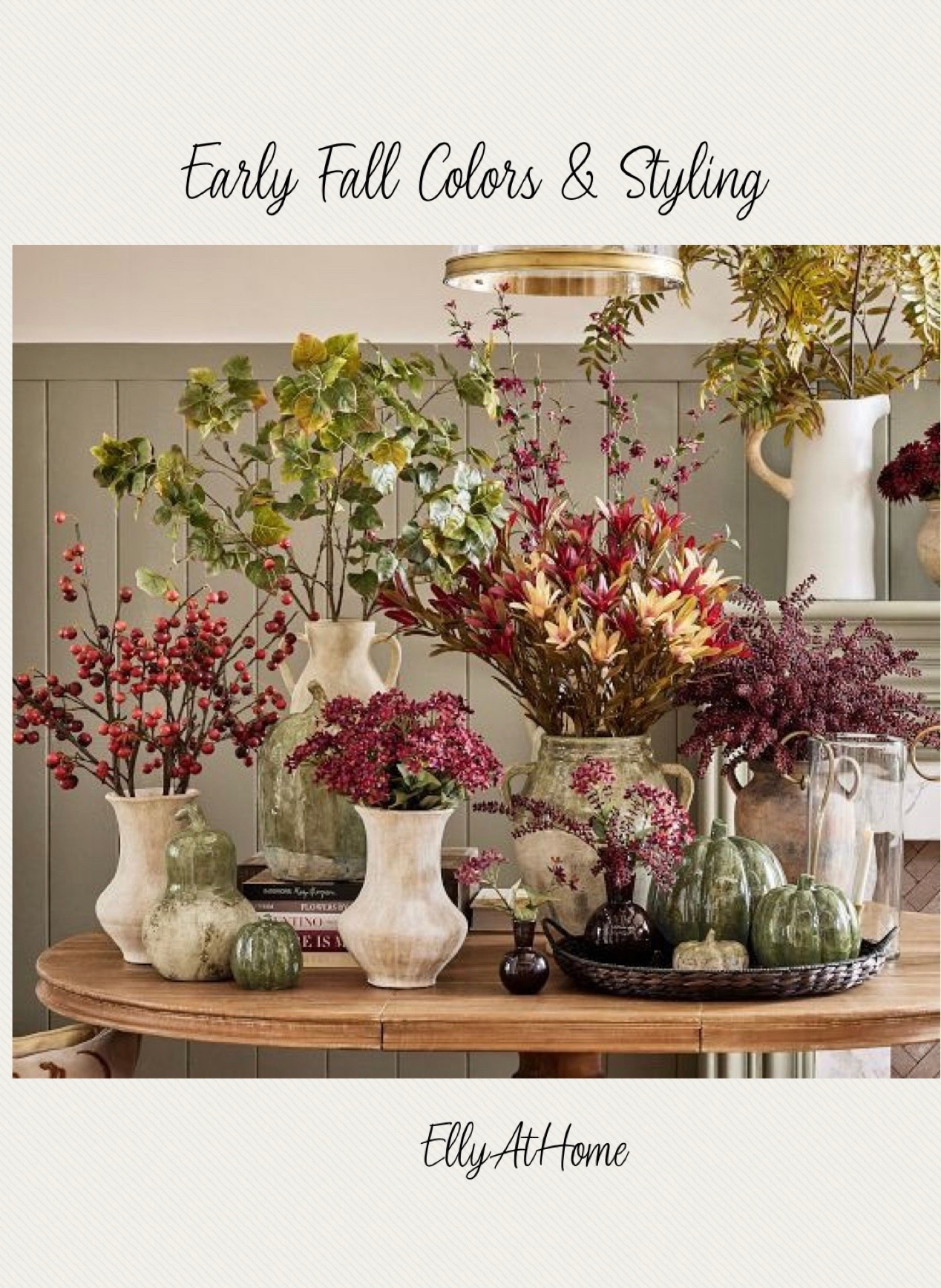 Beautiful early fall florals and home decor accessories! Shop many more florals on sale, vases, pumpkins and more fall styling. Pottery Barn. 

#LTKHome #LTKStyleTip #LTKFindsUnder50