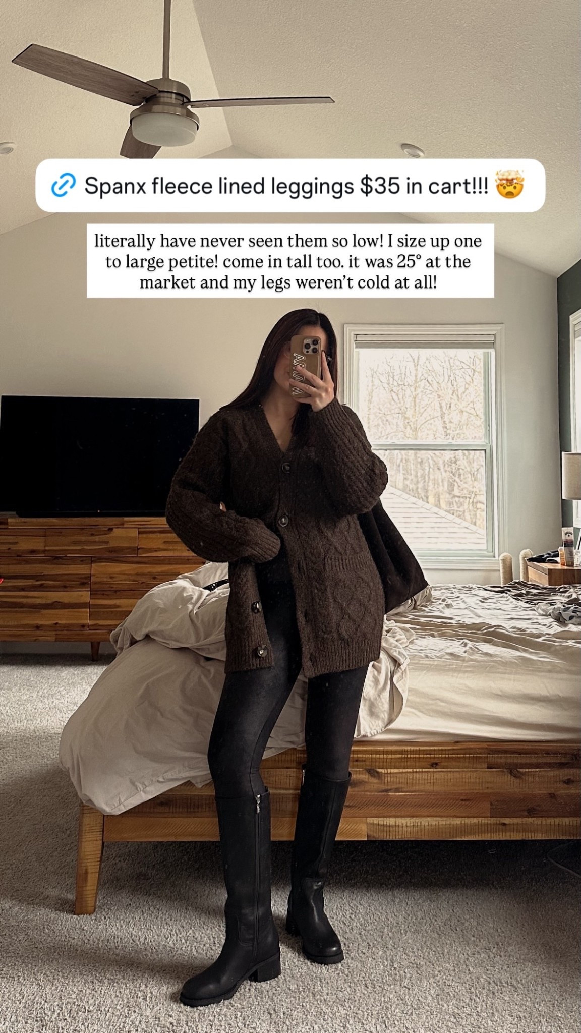 Spanx fleece lined leggings only $35 for cyber Monday deal!!! 🤯

#LTKCyberWeek #LTKFindsUnder50 #LTKSaleAlert